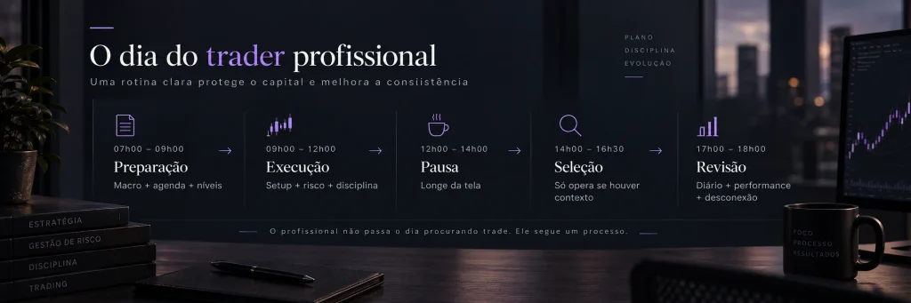 6da7e241 Imagem2 RotinadoTraderProfissionalcomoestruturarseudiaparaconsistencia Cronograma do dia de um trader profissional